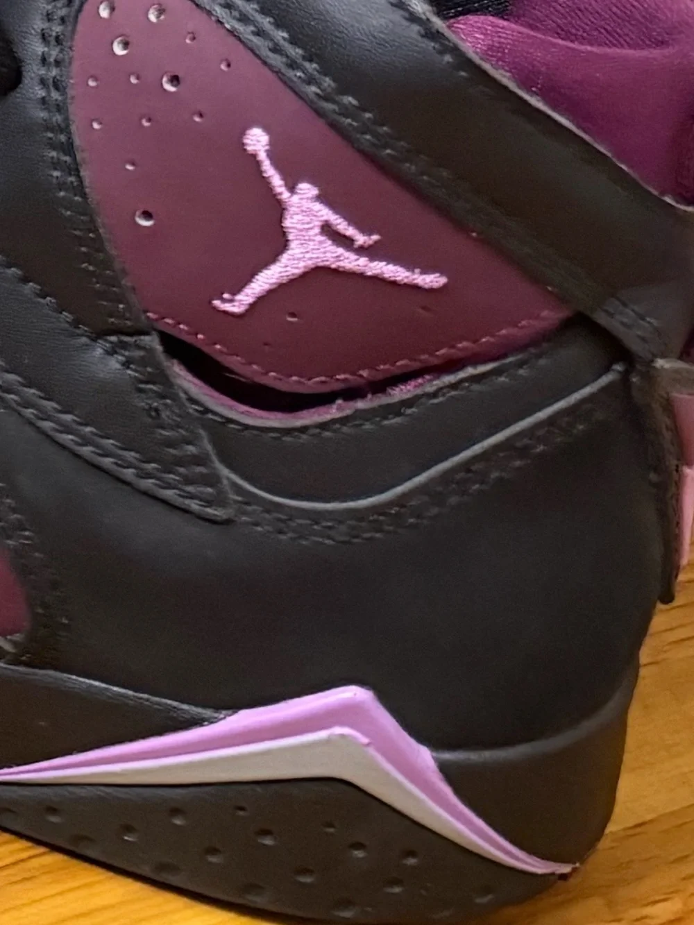 Jordan Kids' Purple and Black High-Top Sneakers